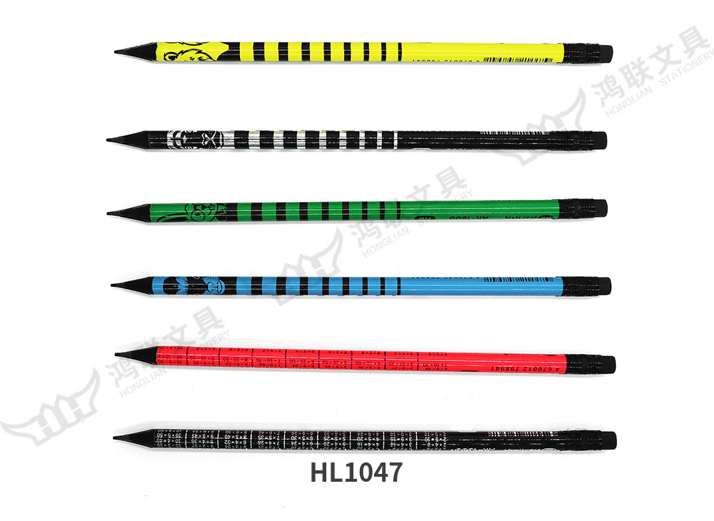 HL1047黑木热转印图案带皮头