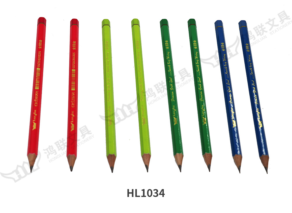 HL1034亮荧光六角杆沾金圈